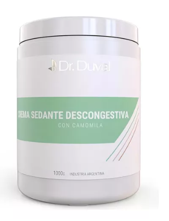 Crema para masajes sedante y descongestica con camomila, arnica, capsico, alcanfor x1kg Dr Duval 